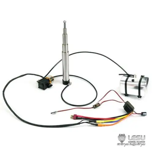 LESU 100MM Hydraulic Pump Cylinder Set Retractable 1/14 DIY Tmy   RC Dump Truck TH04954
