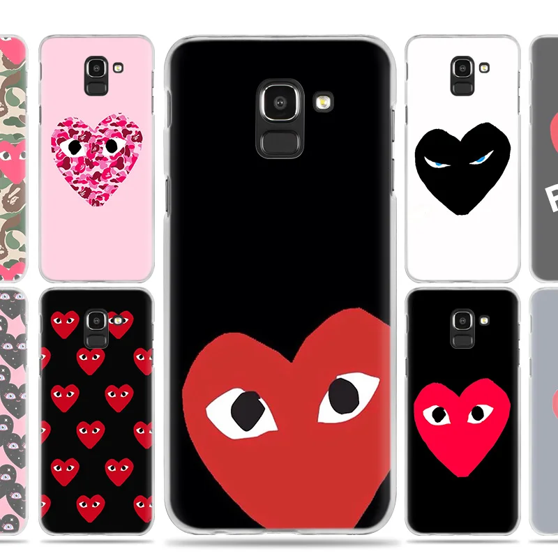 

Love CDG Play Comme des Garcons Case Cover for Samsung Galaxy J7 J5 J8 J6 J4 J3 J2 Plus Prime 2017 2018 2016 J8+ J6+ J4+ Fundas