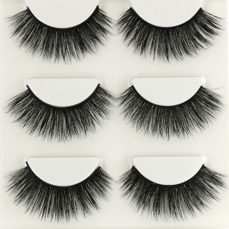 YOKPN Curl Soft 3D Eyelash Big Eyes Beauty Makeup Lashes Natural Fibers Fake Eye Lashes Thick