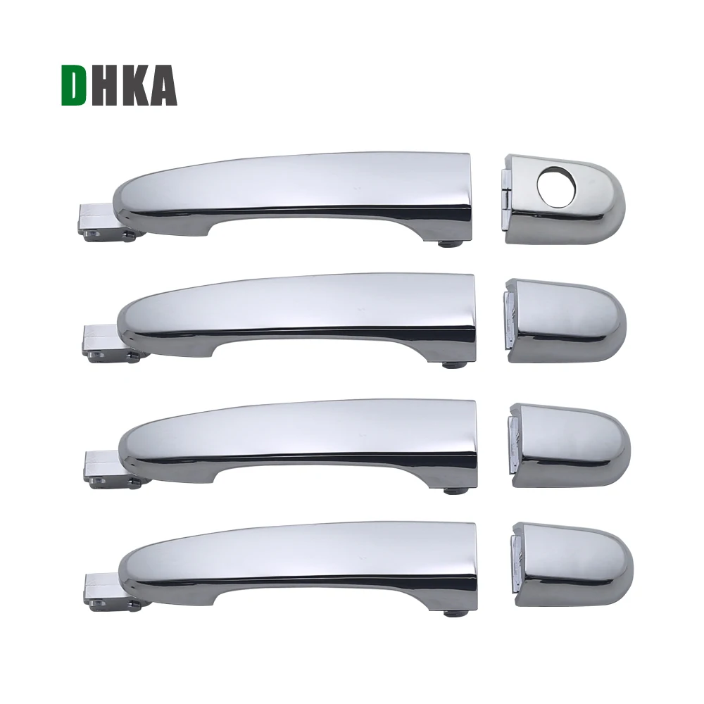 

DHKA CHROME EXTERIOR DOOR HANDLE For KIA Sportage EX 2005 2006 2007 2008 2009 -2010 OEM: FR:82661-1F00000 FL:82651-1F00000 R
