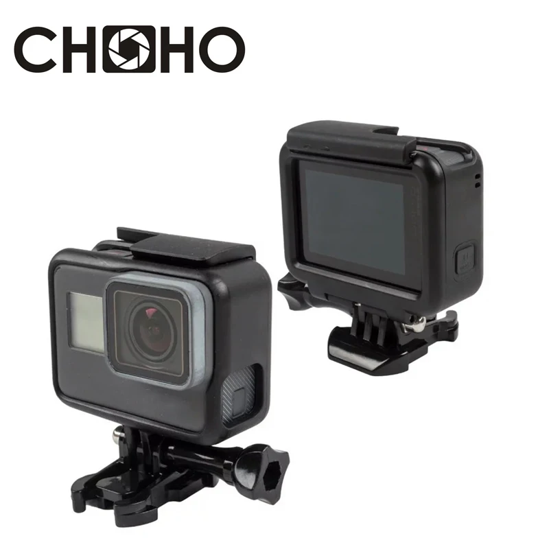 

Protective Frame Case Standard Shell Protector Housing + Lone Screw + Base Mount For Go pro Hero 5 6 7 Black Accessories