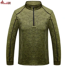 Жутко и boror весна-осень мужской отдых Пеший Туризм быстрое высыхание футболка Для мужчин спортивные Фитнес Колготки для новорождённых топы с длинными рукавами Футболки для девочек