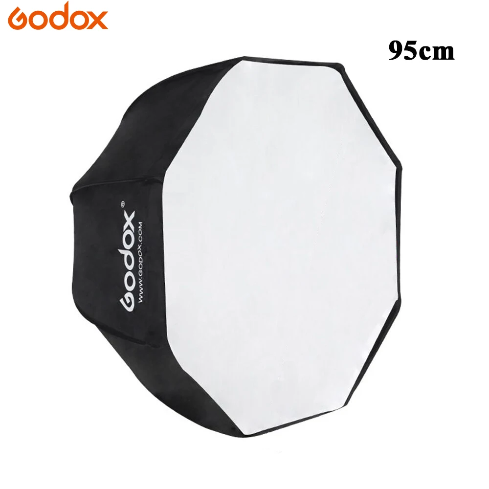 Godox 95 см восьмиугольник зонтик софтбокс светильник подставка зонтик Горячий башмак кронштейн комплект для строб студия Вспышка Скорость светильник фотографии