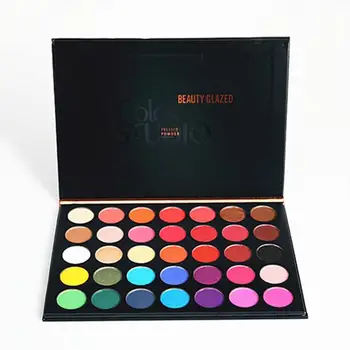 

Newest Beauty Glazed 35 Color Shades Studio Makeup Eyeshadow Palette Highlighter Waterproof Make up Pigment Eye Shadow Pallete