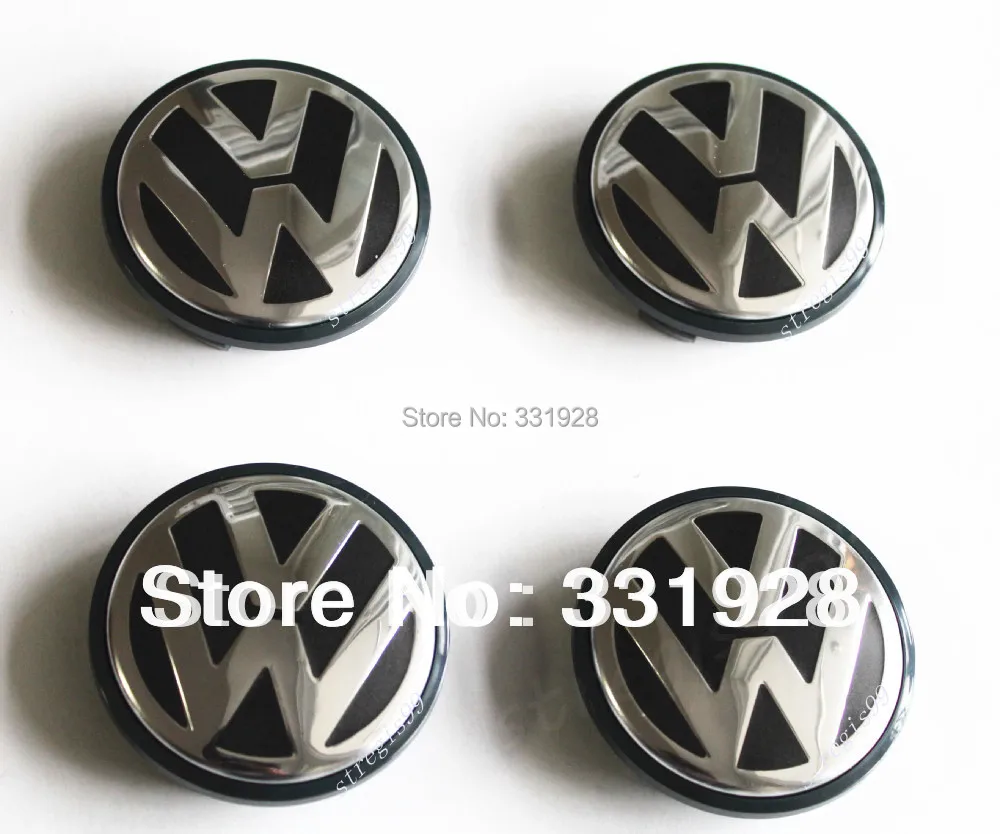 4pcs VW OEM Wheel Rim Center Cap Fits for VW GOLF JETTA MK5 PASSAT B6