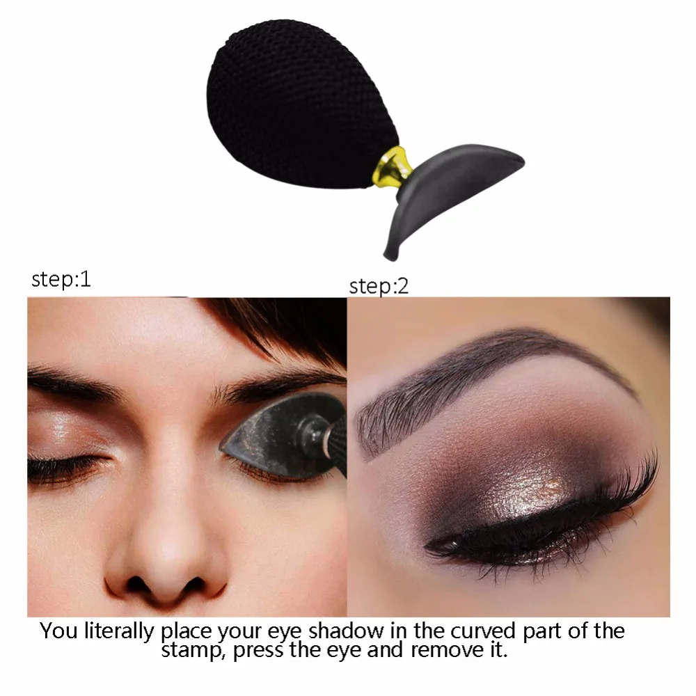 Профессиональный макияж тени для век штамп ленивый макияж аппликатор глаза Косметика Инструменты