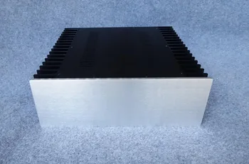 

4315F Aluminum enclosure Preamp chassis Power amplifier case/box size 430*150*414mm