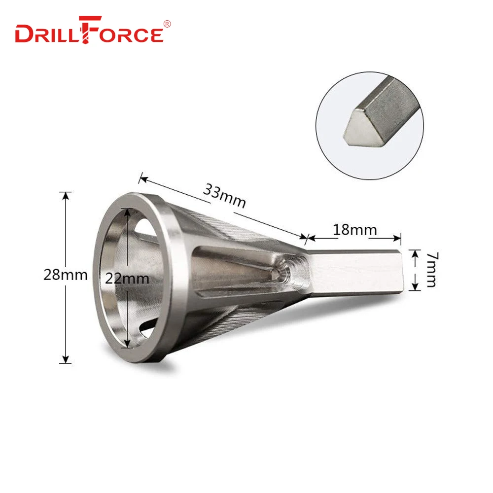 Инструмент DRILLFORCE для удаления заусенцев внешний фаски из нержавеющей стали
