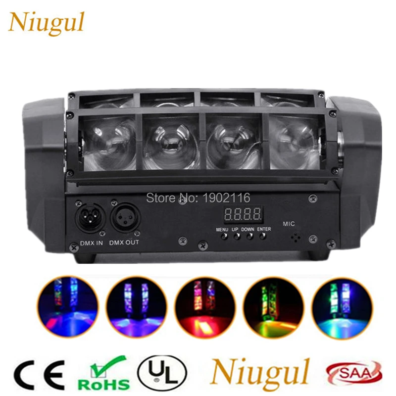 Mini LED Spider Light DMX512 LED Moving Head Light RGBW LED Beam Club DJ Disco Stage Effect Light Bar KTV Lamp Party DJ Lighting Mini LED Spider Light DMX512 LED Moving Head Light RGBW LED Beam Club DJ Disco Stage Effect Light Bar KTV Lamp Party DJ Lighting
