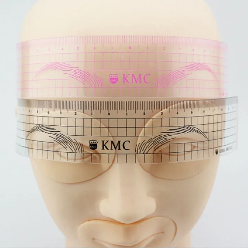 

Starter Soft Eyebrow Tattoo Stencils Makeup Measurer Tool U Type Eyebrow Ruler