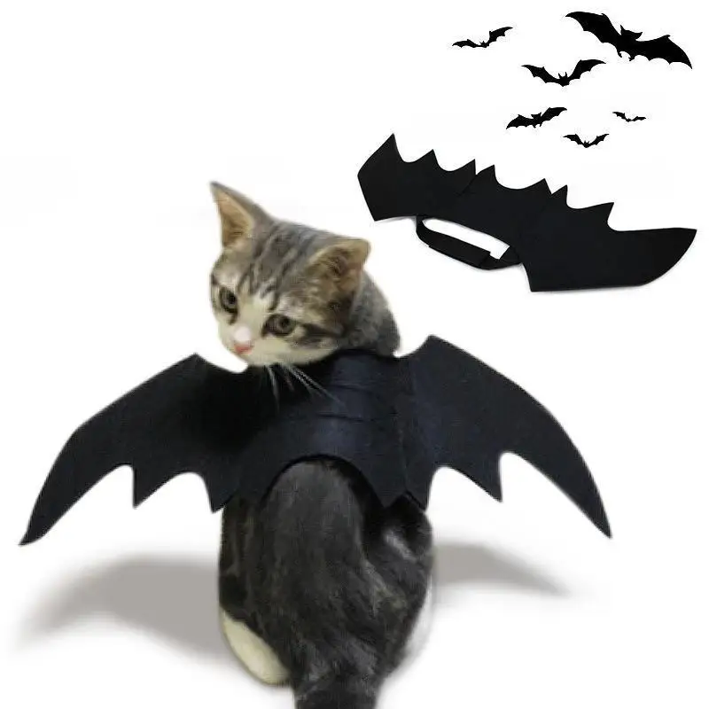 

Halloween Bat Wings Pet Clothes Bizarre Decoration Dress Puppy Dog Cat Transformational Pet Accessories Vestidos Inverno Pet