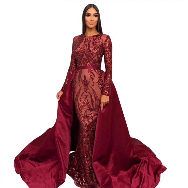 Green Muslim Evening Dress Long Sleeves 2019 Mermaid Sequin Bling Saudi Arabic Formal Party Dress Prom Gown Robe de Soiree Green Muslim Evening Dress Long Sleeves 2019 Mermaid Sequin Bling Saudi Arabic Formal Party Dress Prom Gown Robe de Soiree