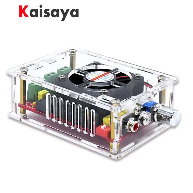 

XH-A101 TDA7498 100W + 100W DC9-34V 24V High Power Digital Amplifier Board in case and Fan amplifiers