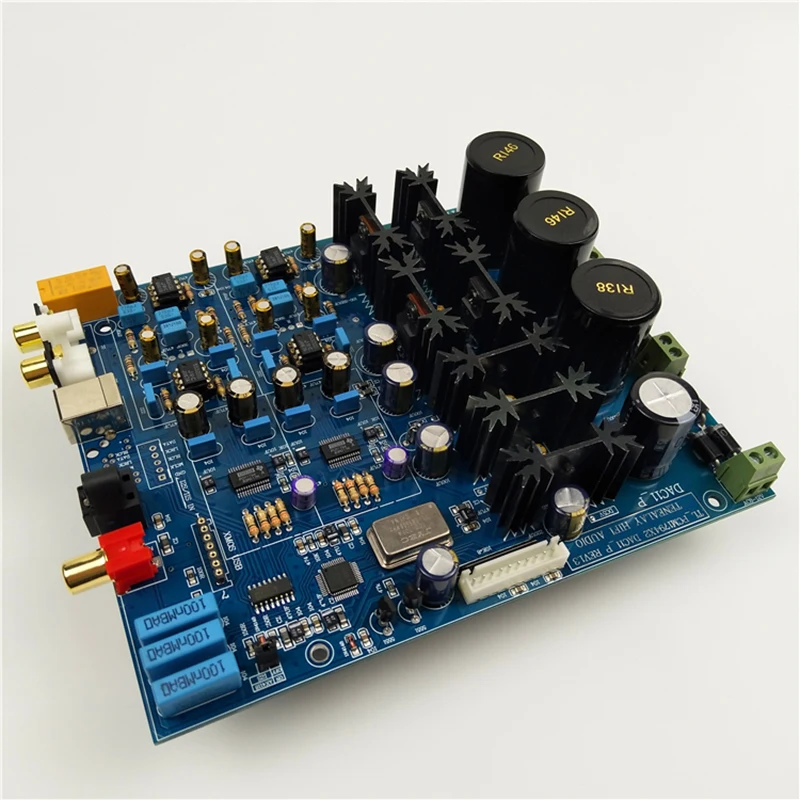Двойной PCM1794 HIFI аудио декодер AK4118 цифровой прием MCU дисплей Панель управления