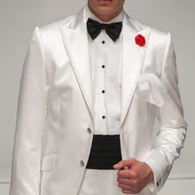 Рождество Новая мода Кот Мужская платье шерсти и полиэстера Свадебные костюмы(куртка+ Брюки для девочек+ галстук