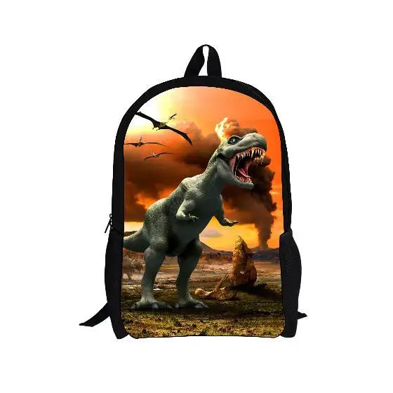 Модные детские школьные сумки с изображением динозавра; маленький рюкзак с объемным изображением животных; школьные сумки для мальчиков; детская сумка; рюкзак для детей; infantil - Цвет: 4