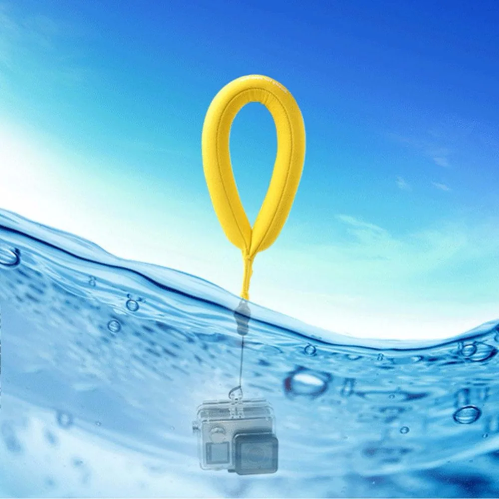 Портативный водонепроницаемый плавающая пена для дайвинга, камера, ручной браслет для ремня для Gopro, Спортивная экшн-видеокамера s