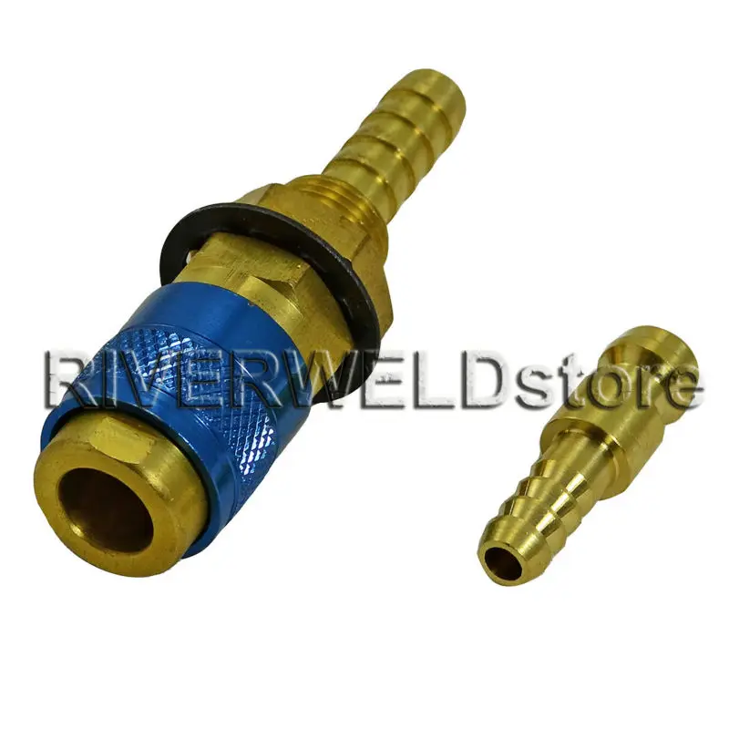 

Gas &Water Quick Connector Fitting Hose Connector For Tig Welding Torch Machine