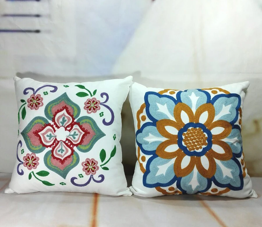 Popular Hand Embroidered Pillow Covers-Buy Cheap Hand Embroidered Pillow Covers lots from China ...