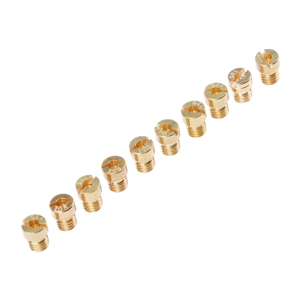 5mm Thread Motorcycle Main Jet Kit for GY6 125cc-150cc Carburetor 100, 105, 108, 110, 115, 120, 125, 130, 135, 140