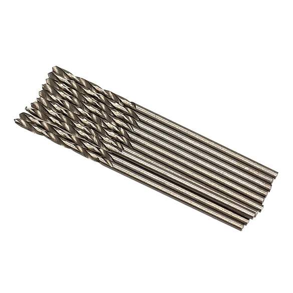 

10Pcs Micro HSS Twist Drilling Auger Bit Set for Electrical Drill Tools Kit New _WK