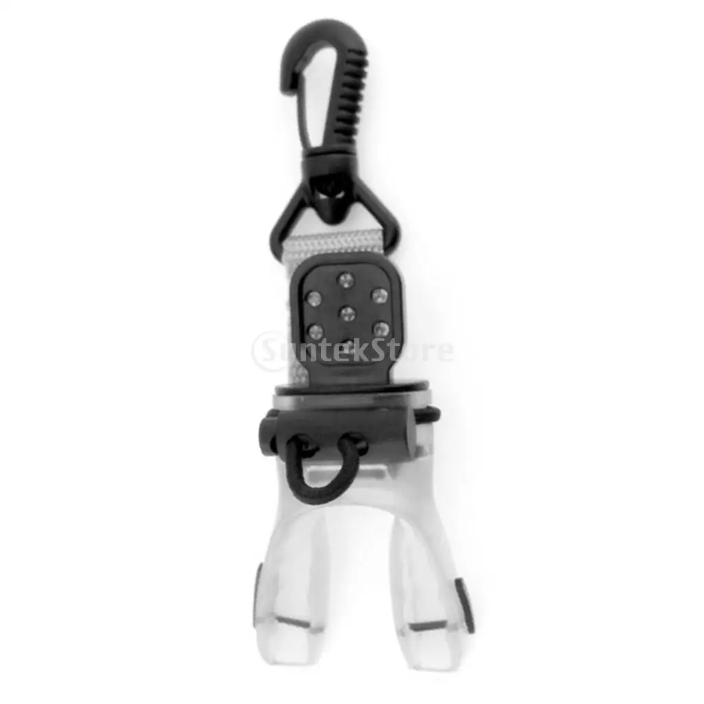 Universal Mouthpieces Holder Regulator Octopus Retainer Clip Lanyard Scuba Diving Snorkeling Gear Equipment Accessories