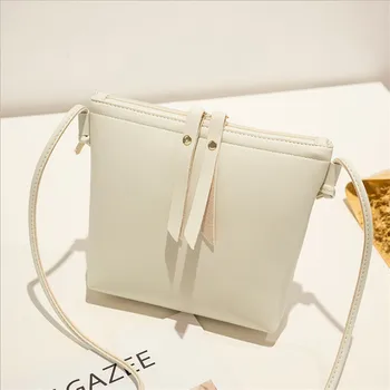 

Fashion Vintage Handbag Faux Leather Tassels Zipper Closure Women Shoulder Bag Pouch Crossbody Bag