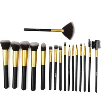 

BellyLady 17Pcs/Set Multifunction Gold Color Makeup Brushes Cosmetic Beauty Tool Kit