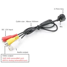 Промо-акция Высокое качество 720P CCTV AHD камера 1/" цветная CMOS 100 мегапиксельная Мини AHD камера DC12V 3,7 мм объектив