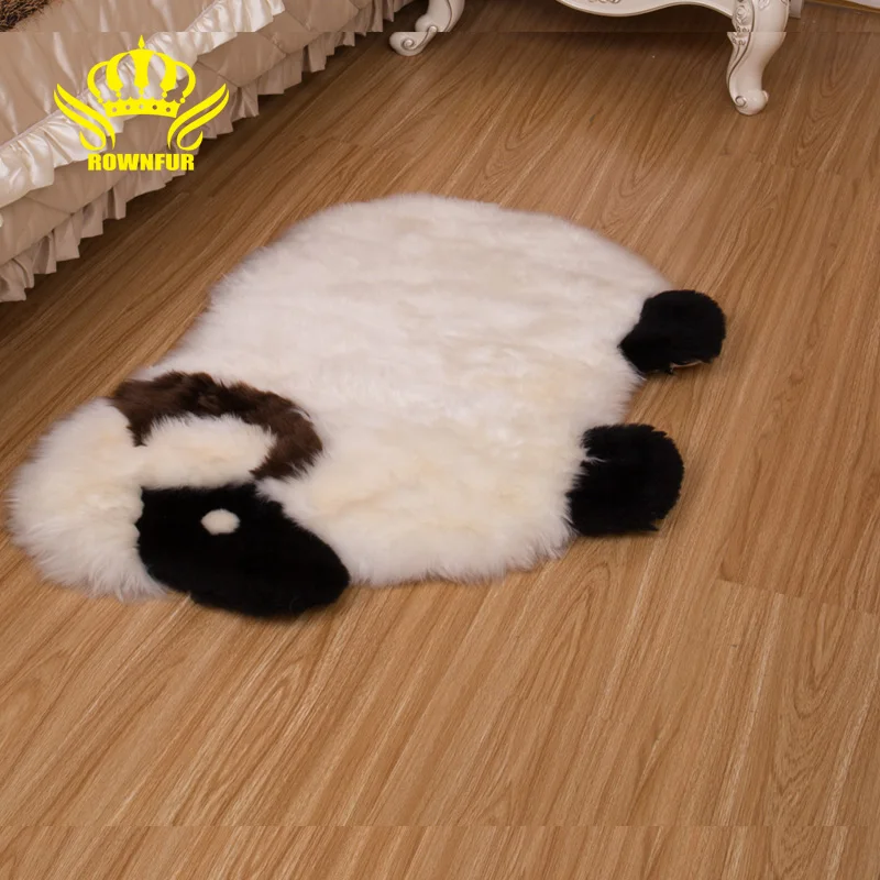 ROWNFUR suave piel de oveja Natural alfombra decorativa de oveja