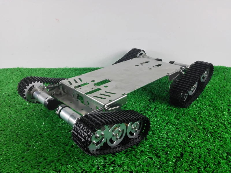 TS800 Танк шасси гусеничная Нержавеющая сталь 4WD цистерны Преодоление препятствий не собирает наборы шасси