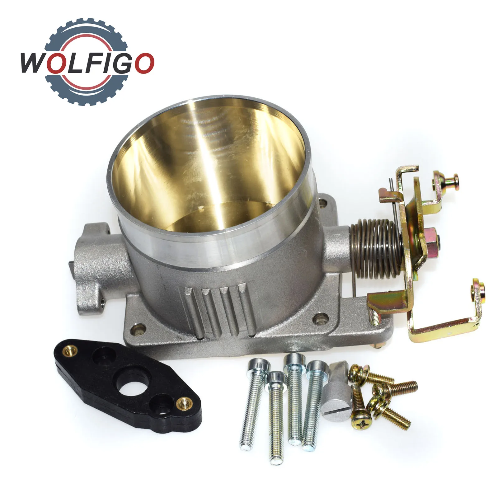 

WOLFIGO New Intake Throttle Body Direct Bolt WITH for MUSTANG 4.6L 2V 75MM