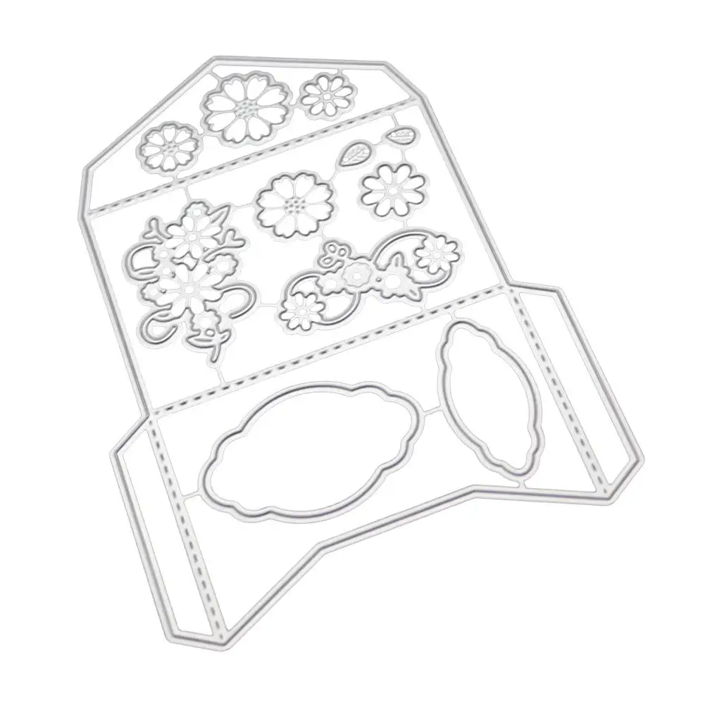  LanLan Invitation / Envelope / Card Box Metal Dies Cutting for Scrapbooking Party DIY Decorative Ne - 33001333370
