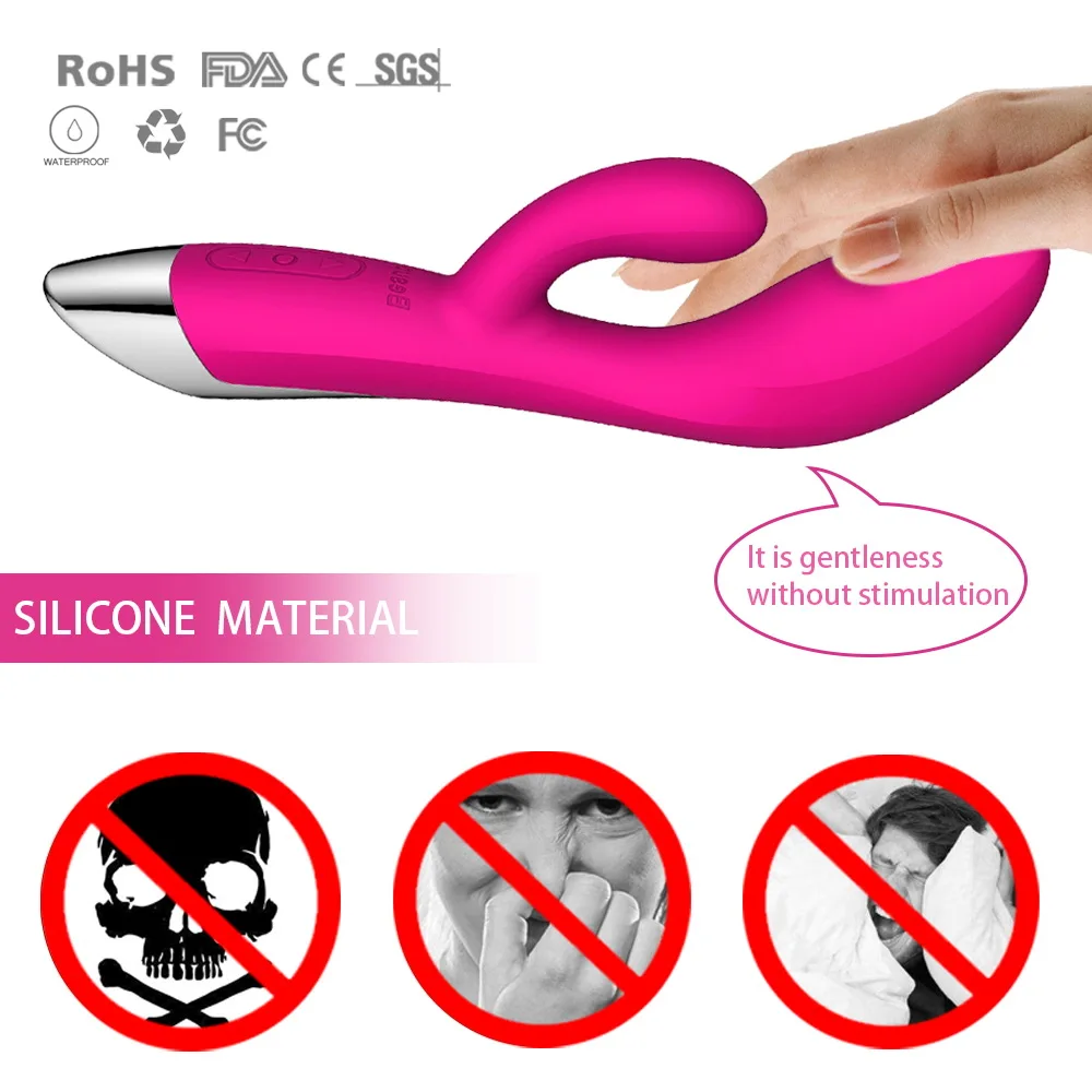 Силиконовые G Spot кролик вибраторы 10 фаллоимитатор с переключением скоростей