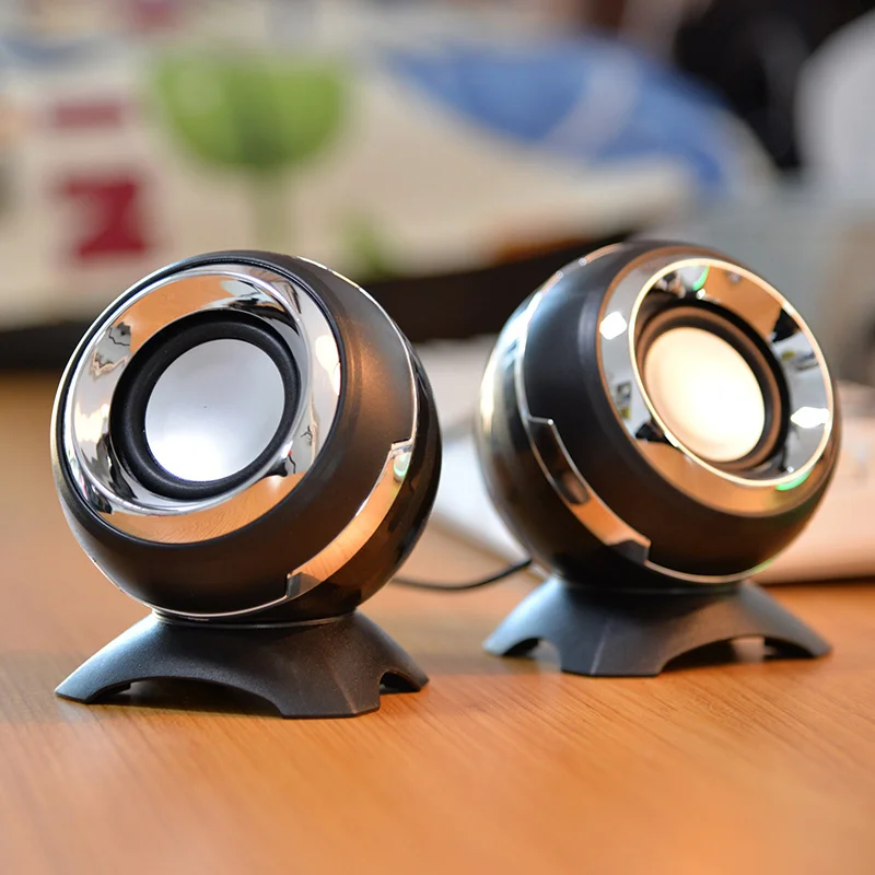 2 шт. USB AUX Bass мини динамик мультимедийный Бумбокс для ноутбука настольного