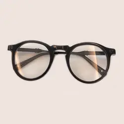 Новые мужские и женские круглые очки ретро 2019 ацетат рамки очков черный очки дизайнерские Брендовые очки S