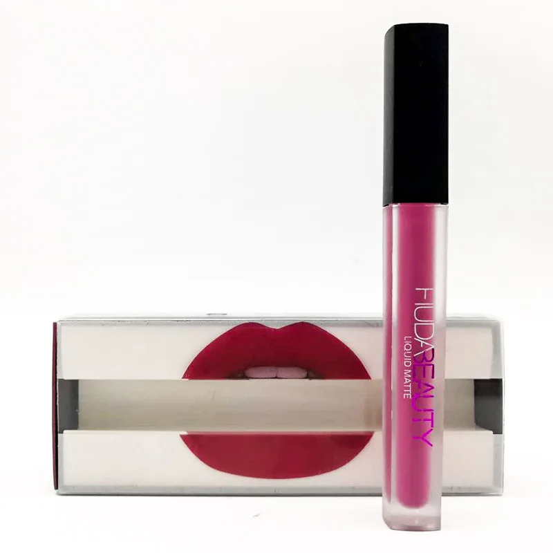 

Huda Beauty Liquid Lipstick Waterproof Nude Lipstick Set Sexy Red Lipstick Lip Tint Contour 16 Colors/Set Matte Lipstick Set
