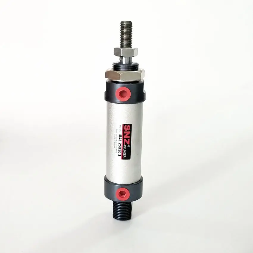 Double Acting Single Rod Pneumatic Air Cylinder MAL25X30 S With Bore 25mm Stroke 30mm