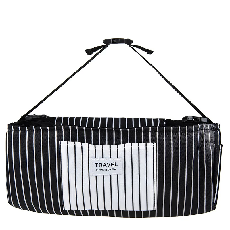 Multifunctional Baby barrow Hanging Bag Black White