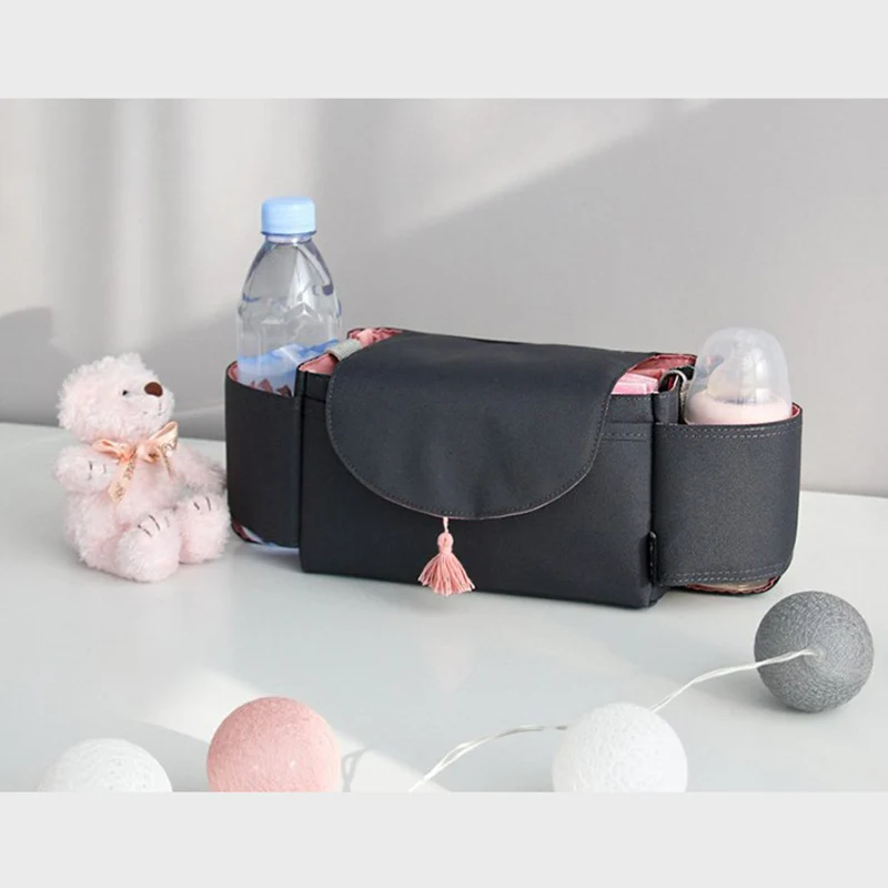 Universal Baby Strollers Organizer Bag Carriage Pram Cart Feeding Bottle Diaper Mom Bag Newborn Nappy Storage Bag Mummy Bag