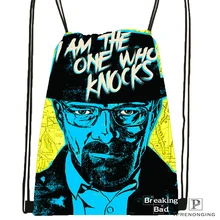 Custom Breaking Bad Drawstring Backpack Bag for Man Woman Cute Daypack Kids Satchel (Black Back) 31x40cm#180531-01-20