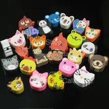 200 шт/партия 10 мм смешанные животные фимо Полимерная глина очаровательный фиксатор бусин оптом