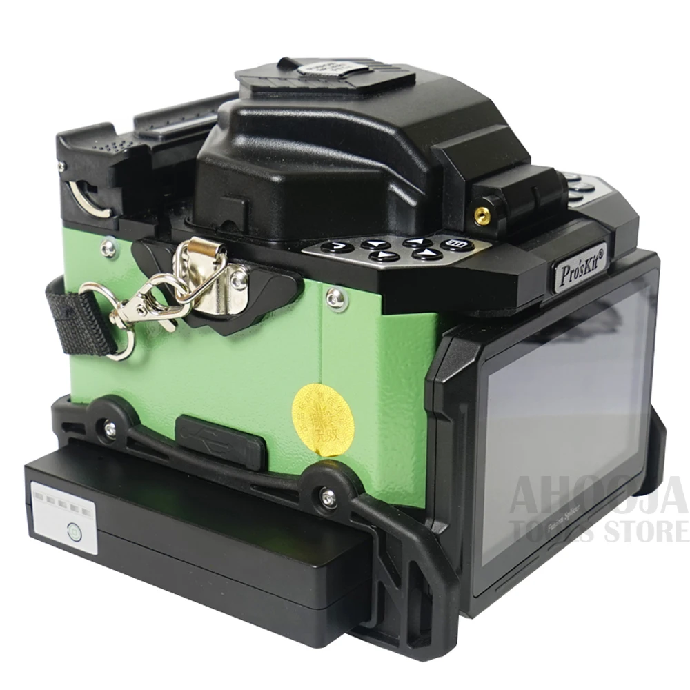  Pro'sKit High Precision FTTH Fiber Optic Welding Splicing Machine Cutter Optical Fiber Welding Mach