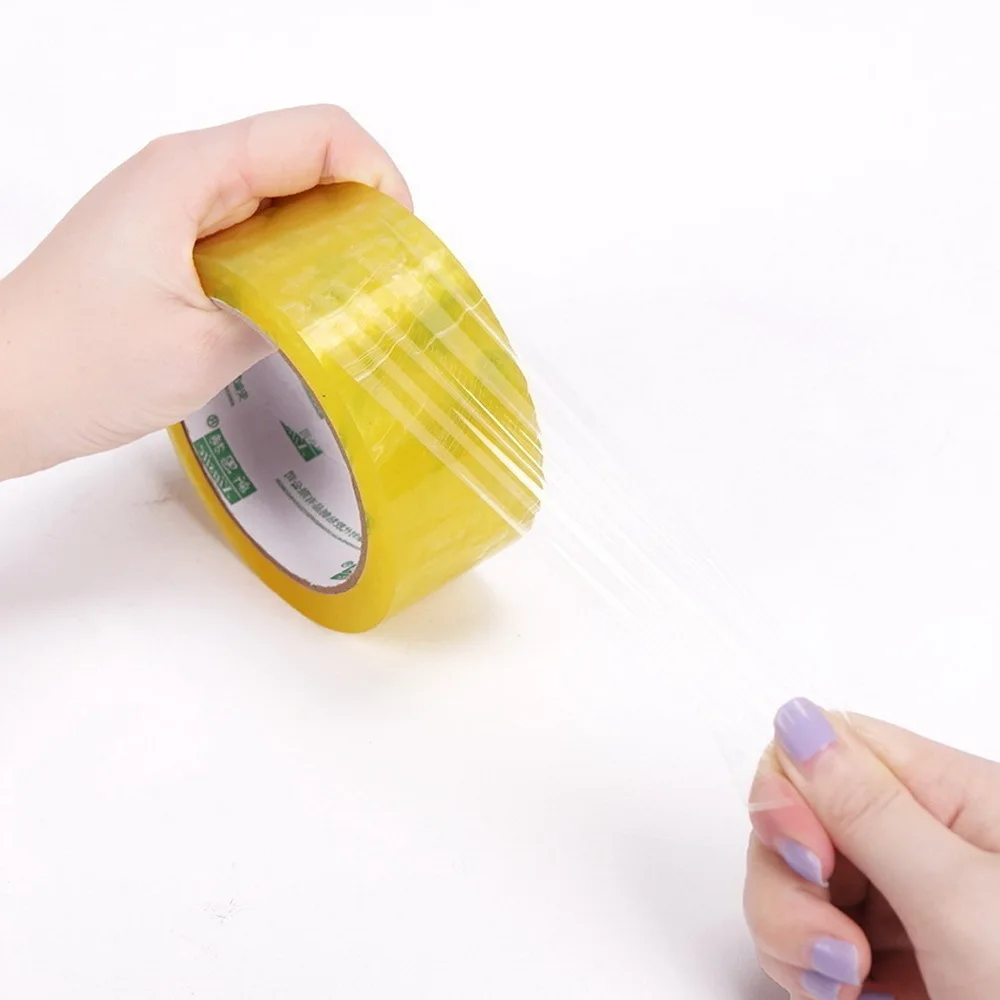 45mmX60m High Quality Transparent Film Adhesive Tape Super Sticky