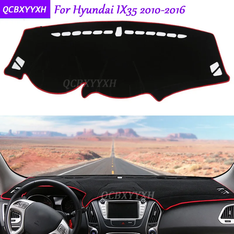 For Hyundai IX35 2010 2016 Dashboard Mat Protective font b Interior b font Photophobism Pad Shade