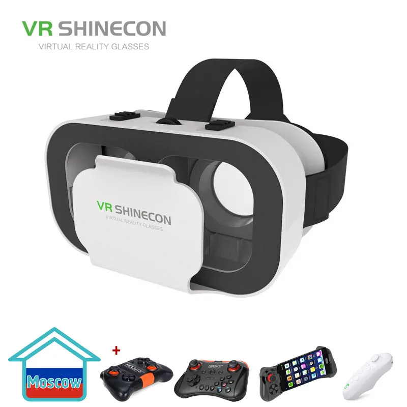 VR SHINECON G05A 3D VR Glasses Headset for 4.7 6.0 inches Android iOS