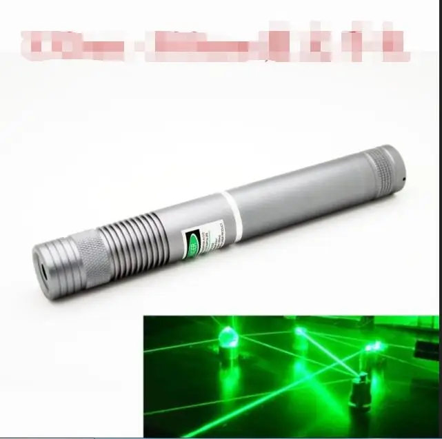 

AAA high powered Military green laser pointers 100000mw 100W 532nm burning match/pop balloon/burn cigarettes+5 caps+Free glasses