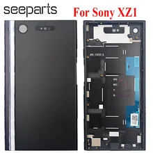 Yeni pil konut kapı arka kapak kılıf Sony Xperia XZ1 G8341 G8342 pil kapağı konut 5.2