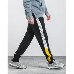 Брендовая одежда повседневные треники для мужчин Уличная штаны беговые Хлопок Мода хип хоп 360W17