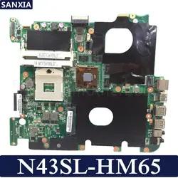 KEFU N43SL материнская плата для ноутбука ASUS N43SL n43sm n43sn N43S N43 Тесты оригинальная материнская плата HM65 GT540M